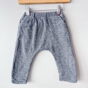$2 Zara pants 9-12m grey jogger pants unisex